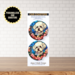 Tumbler and coaster gift combo for dog lovers.
Stylish and functional car coaster for dog dads.